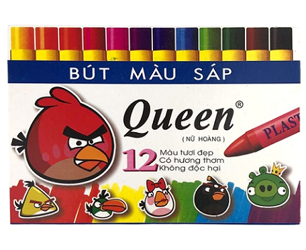 Bút sáp màu Queen 12 màu